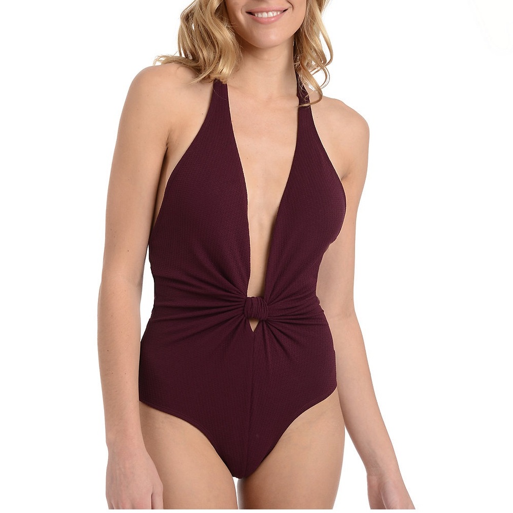 Cyn & Luca Essential One Piece Plum Size M